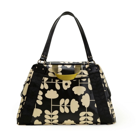 Orla Kiely Bags Orla Kiely Sharpie Coated Cotton Bag Cut Stem